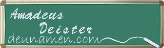 Amadeus Deister Visitenkarte